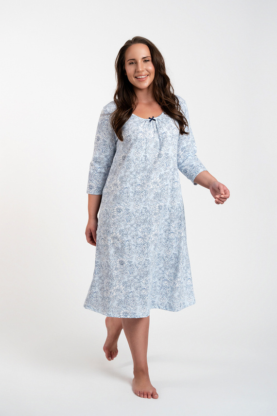 Antonia hálóing Olasz divat - kék mintás