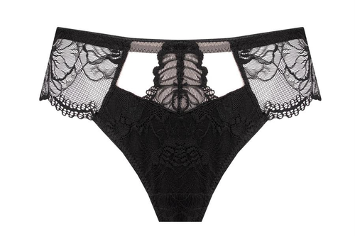 Unikat Belem női bugyi fekete csipkés kényelmes elegáns