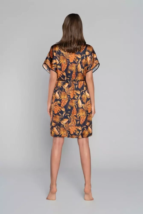 Monstera Női fürdőköpeny olasz divat - nyomtatás