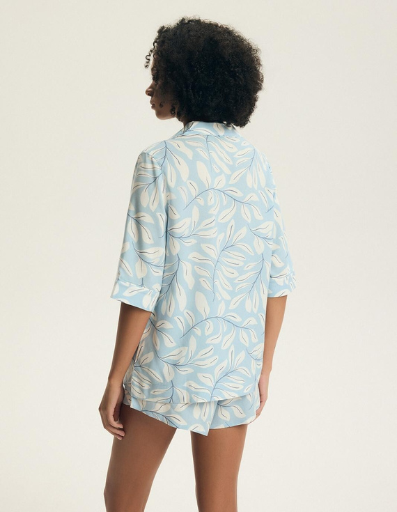 Női pizsama 44482 Estes 100% viszkóz gombos