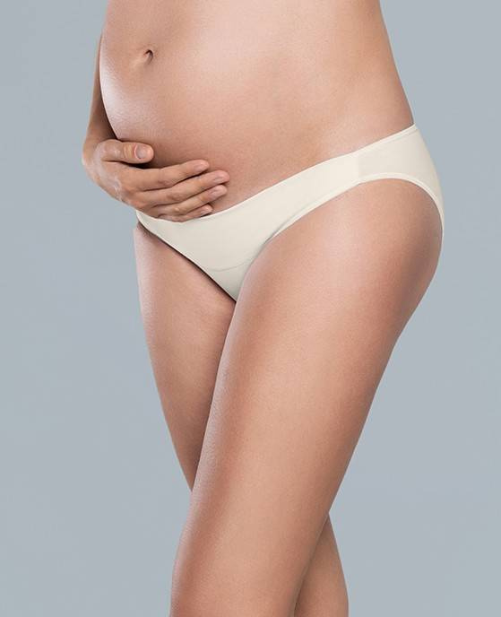 Lux mini terhességi bugyi Italian Fashion - nude/púder