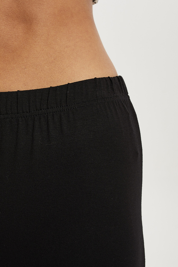 Abisynia Női pizsama hosszú ujjú, hosszú nadrág olasz divat - print/fekete