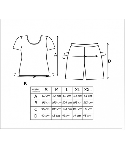 Melisa 1/2 Donna női pizsama – viszkóz, rövid ujj