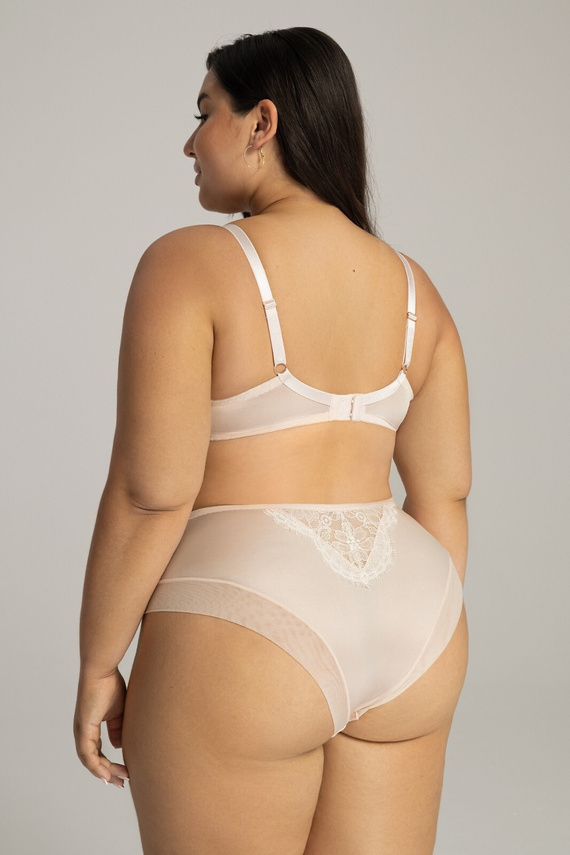 2147 AVA Marshmallow női bugyi - rózsaszín, csipke, kényelmes szabású