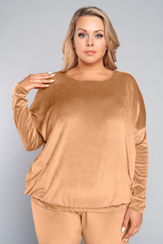 Juga Női hosszú szett. ujj, hossz. italian Fashion teve nadrág