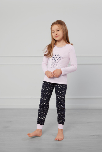 Libra Lányok pizsamája Italian Fashion - rózsaszín/nyomatos