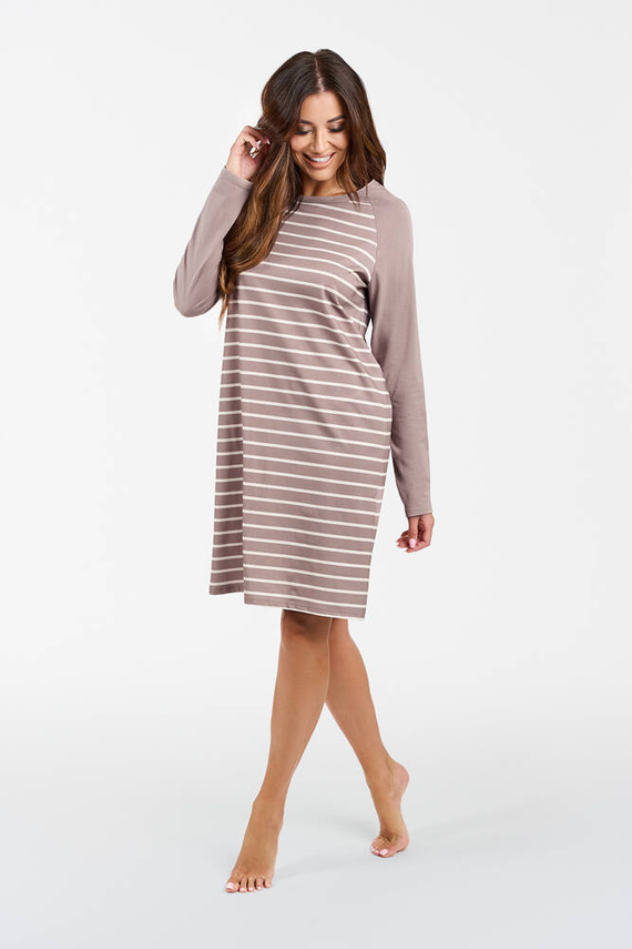 Oda hálóing Olasz divat - cappuccino print