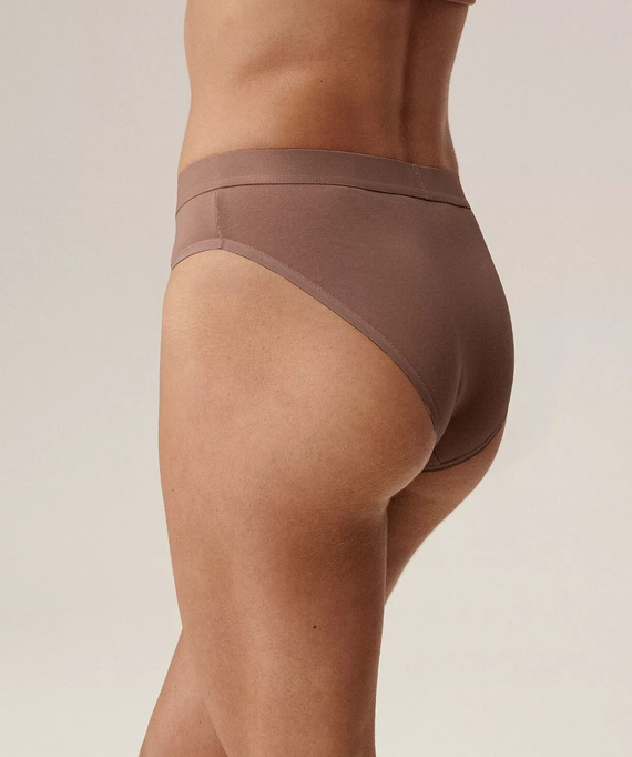 Figs 3CLP-012B Sport A'3 - női pamut bugyi, 3 csomag, cappucino csokoládé fekete