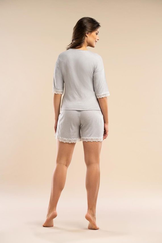 The Promise MK 36 Női Belle Reverie ezüst 3/4 ujjú rövidnadrág vászon viszkózból