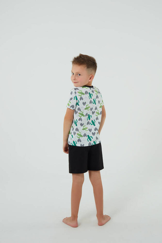 Picos Gyermek pizsama Italian Fashion - print/fekete