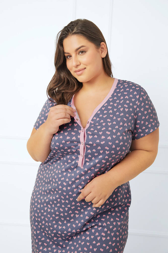 Tiana hálóing és szoptatós alsó, rövid ujjú Olasz divat - nyomtatás