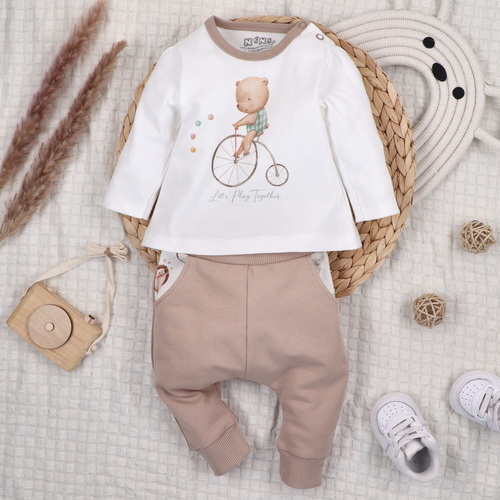 ABN-5589 Circus baby blúz Nini-től - 100% organikus pamut, biztonságos a bőr számára, lengyel gyártás