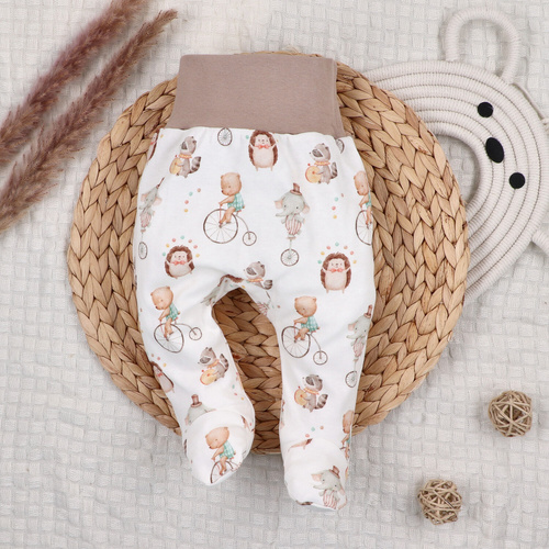 ABN-5590 Circus Nini baba papucs - 100% organikus pamut, puha és antiallergén