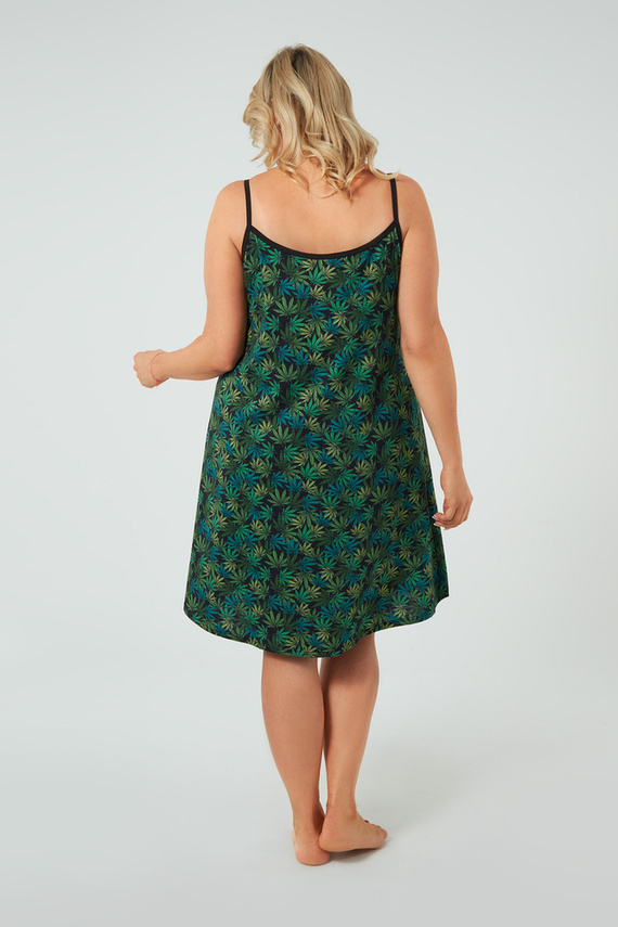 Chill hálóing, keskeny pántos olasz divat - print