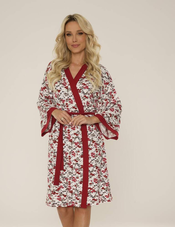 468 Mia Forex női fürdőköpeny - bordó