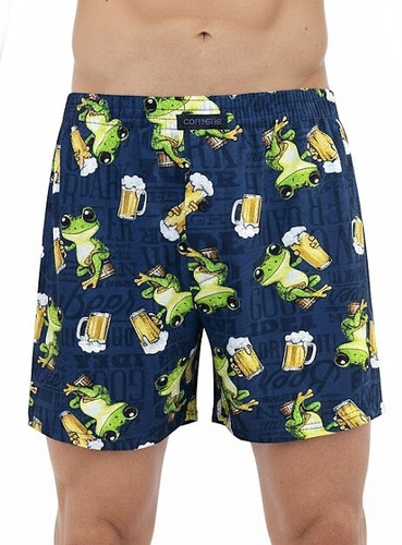 001/183 Frog Cornette Classic férfi boxeralsó - 100% pamut, laza szabás, gombos nyitás, mindennapi kényelem