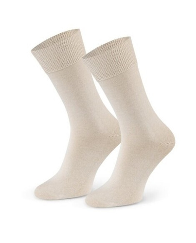 art.200 Steven natúr férfi zokni 100% pamut, sima