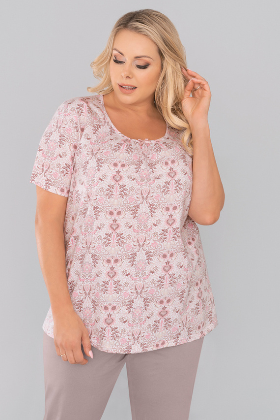 Kalmia Női pizsama rövid ujjú, 3/4 nadrág Olasz divat-print