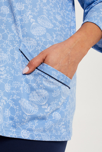 Jomala Női pizsama 3/4 ujjú, 3/4 nadrág Olasz Divat