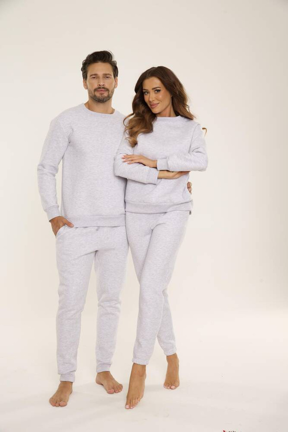 813 Indigo Férfi edzőruha a De Lafense-től - világos melange