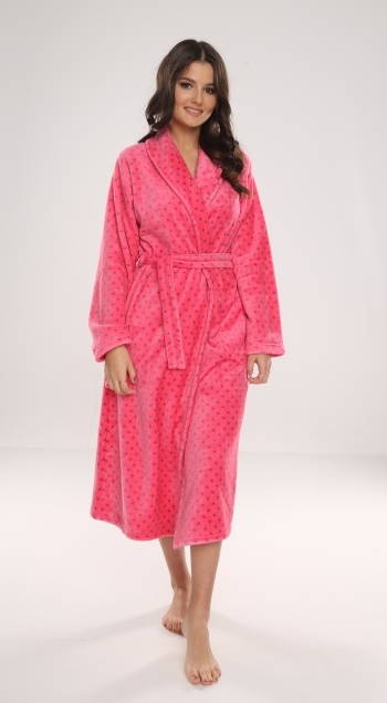 548 Melanie Női hosszú köntös Forex - málna