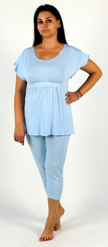 448 Julie Női 3/4 pizsama - kék