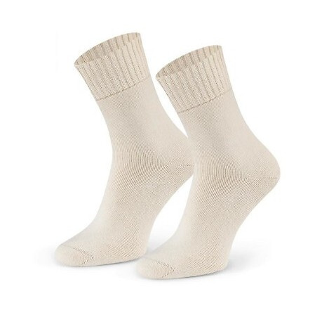 art.199 Steven natural - férfi frottír zokni 100% pamut, préselésmentes