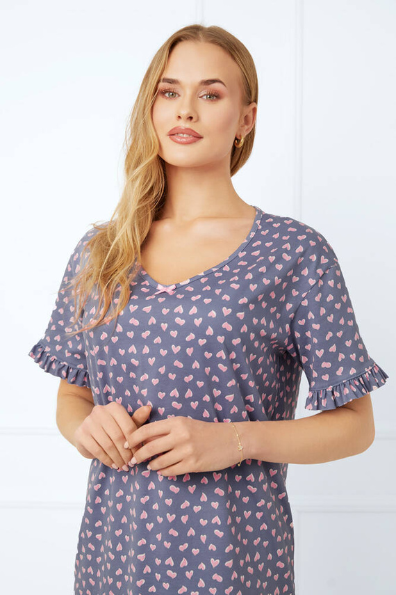 Lotte női rövid ujjú ing Olasz divat - nyomtatás