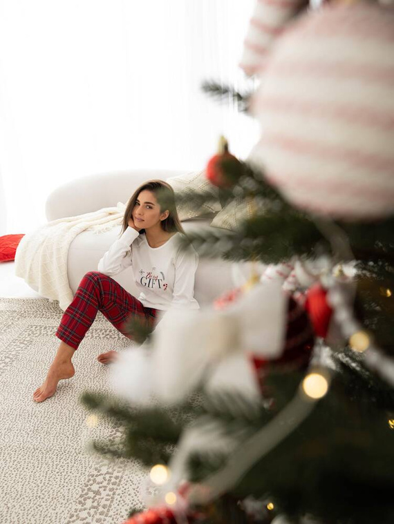 Maribel Interlock női pizsama Sensis - krém - krém