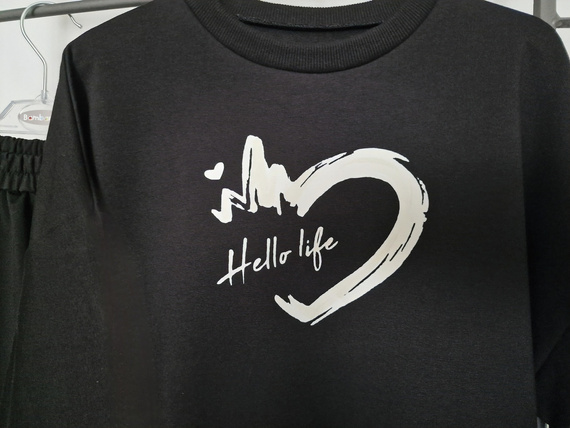 Gaja Gyermek pulóver Bambarillo fekete | Elasztikus pamut pulóver