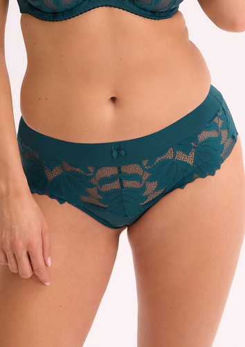 Gaia GFB 1135 Nike zöld melltartó virágos csipkével, elegáns és kényelmes