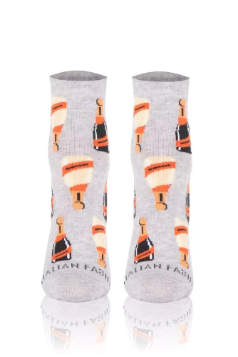 S153Z Prosecco zokni zokni olasz divat - világos melange