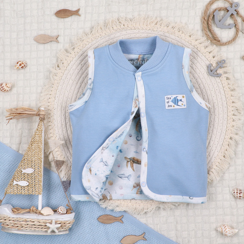 ABN-5458 Sea Of Joy Nini mellény - organikus pamut, kényelmes rögzítéssel