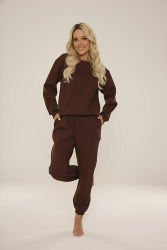 812 Indigo Forex női tréningruha - csokoládé