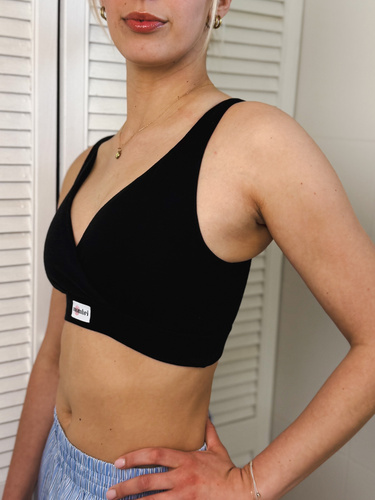 Milk&Love Mombri Klasyk vízálló szoptatós melltartó black