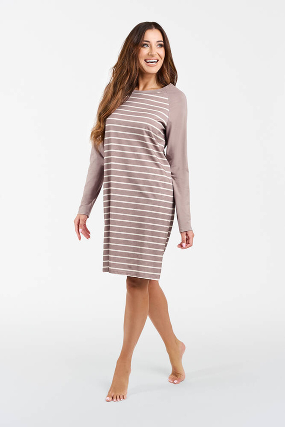 Oda hálóing Olasz divat - cappuccino print