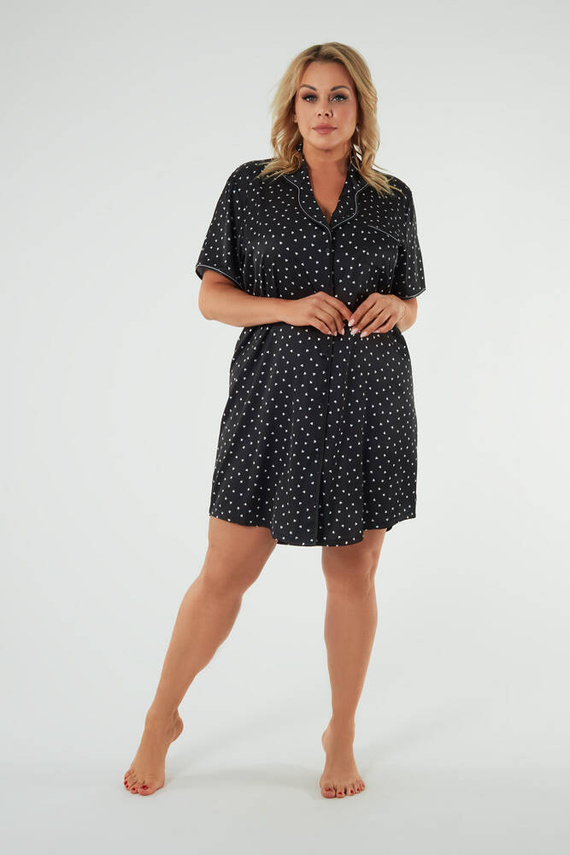 Ria rövid ujjú hálóing Olasz divat - print