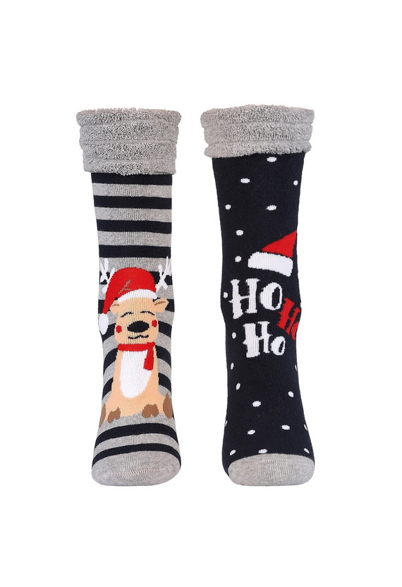 Moraj női zokni CSL450-039 - ünnepi, meleg, belülről frottír zokni