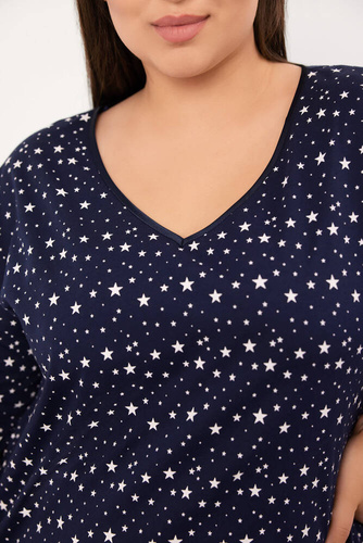 Libra hálóing, 3/4 ujjú Italian Fashion - nyomtatás