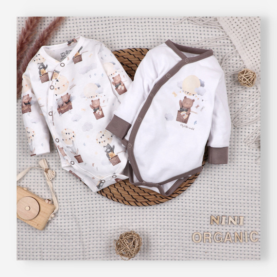 Nini Balloon Friends body 100% organikus pamut, Lengyelországban gyártva