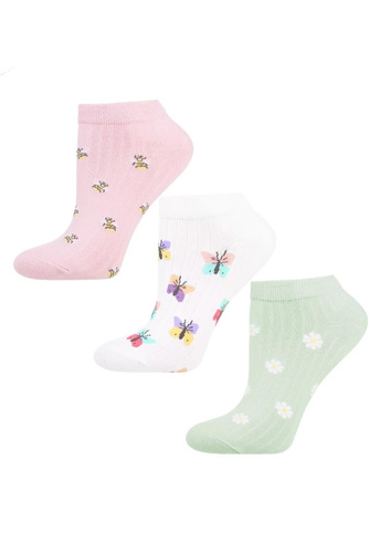 Moraj női zokni CSD240-145 - pamut, kényelmes, véletlenszerű minta