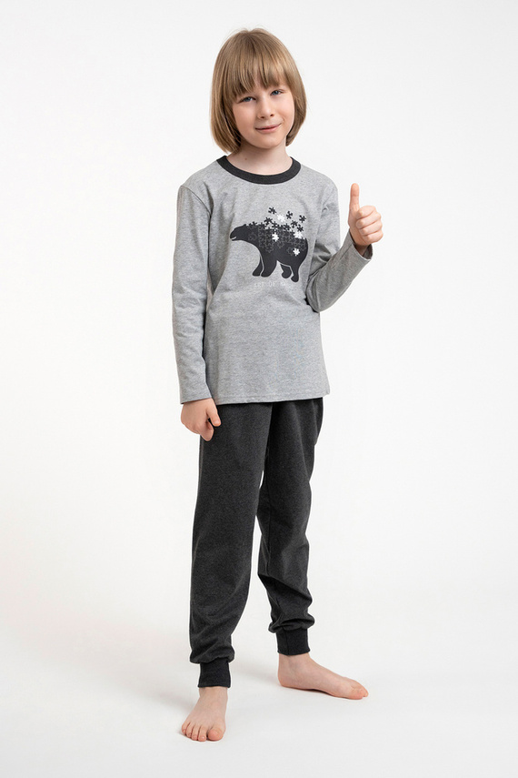 Morten Fiú pizsama Olasz divat melange/c.melange