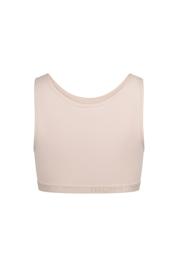 Nikola Lány melltartó, széles pántos olasz divat - púderkék