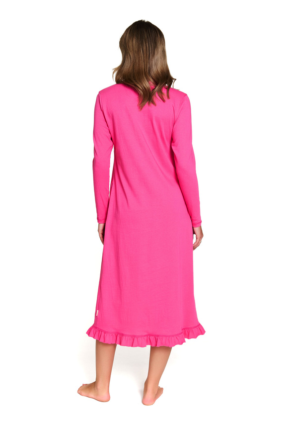 7318 Doctor Nap - Terhességi és szoptatós hálóing pamutból | Lengyel gyártmány - bazsarózsa