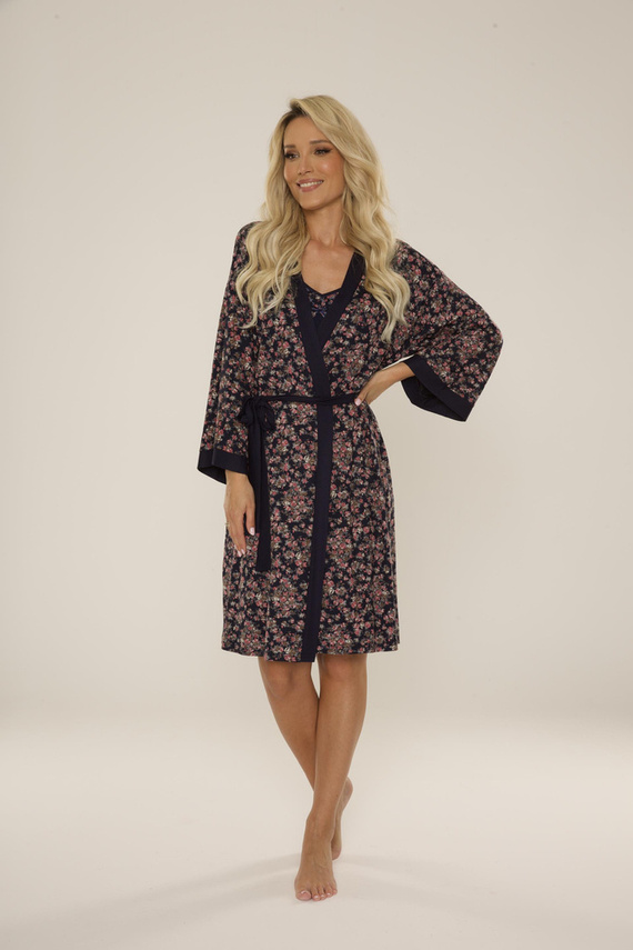 468 Mia Forex női köntös - tengerészkék