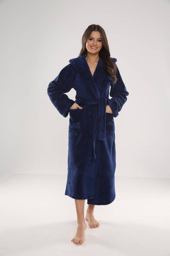 807 Luna II Női hosszú női köntös Forex - sötétkék