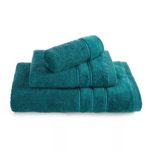Eurofirany törölköző szett 3 részes puha nedvszívó prémium törölköző Sibel dark turquoise