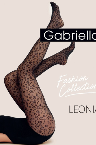 Gabriella Leonia 20 den női harisnyanadrág párducmintás – vékony