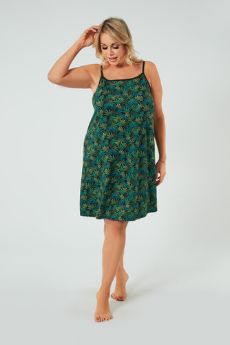 Chill hálóing, keskeny pántos olasz divat - print