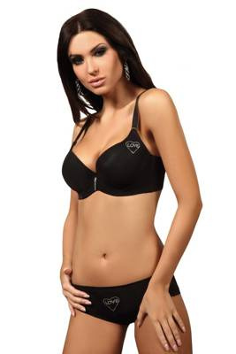 Anzai LivCo Corsetti Fashion push-up melltartó - fekete
